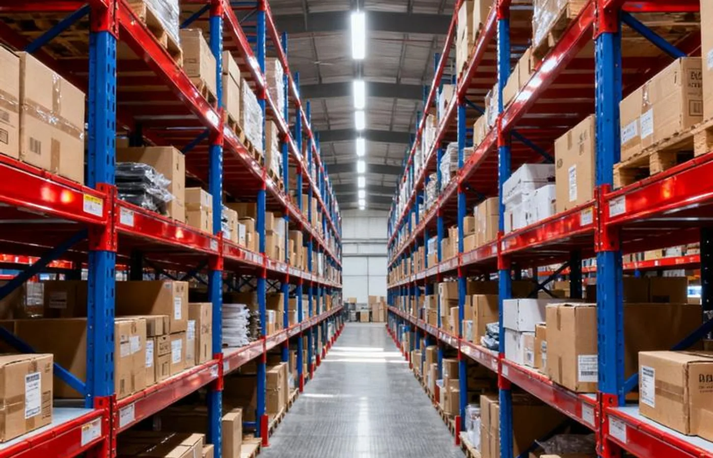 Warehouse and stock consolidation reference photograph